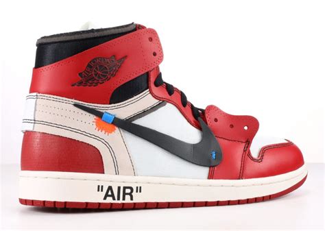 Off White X Jordan 1 Retro High OG 'Chicago' .